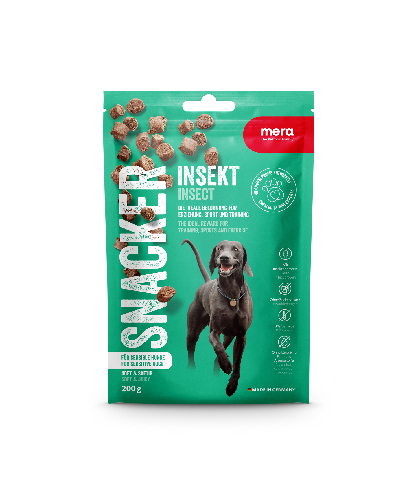 Mera -Treats - Food For Dog Snackers Insect 200Gr