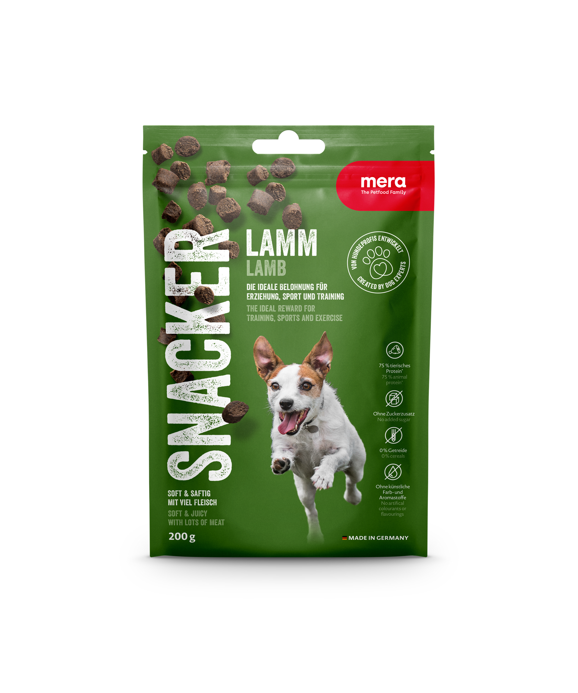 Mera -Treats - Food For Dog Snackers Lamb 200Gr