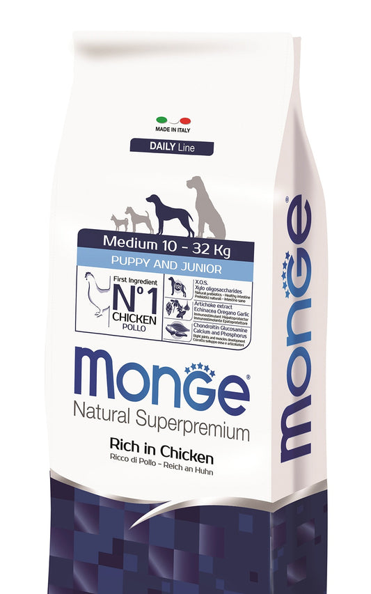 PROPET Monge Natural Superpremium Complete Food for Dogs Daily Line Medium Puppy & Junior Chicken 800gr
(N/A)