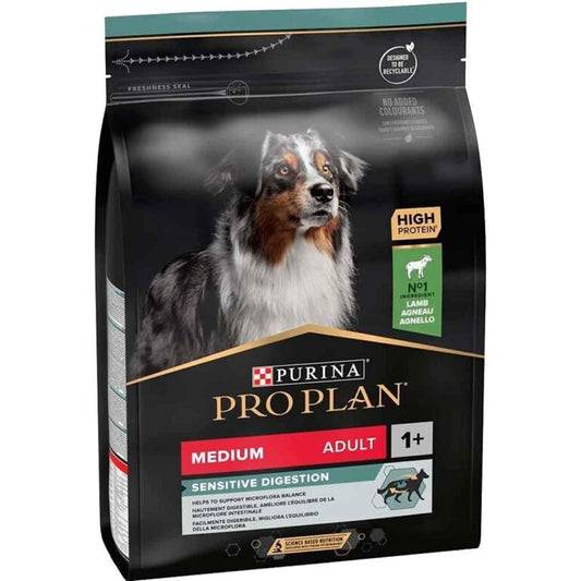 Proplan  - Food For Dog - Dry - Adult Medium Digestive Lamb 14Kg