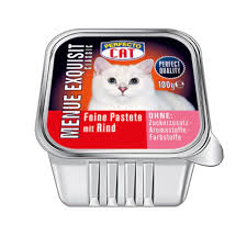 Perfecto Cat Menue Exquisit Fine Pate with Beef (100g)