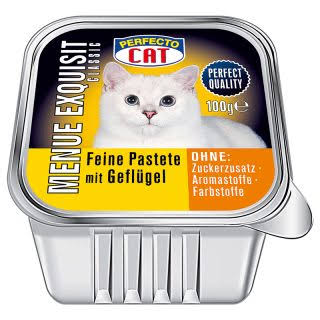 Perfecto Cat Menue Exquisit Fine Pate with Poultry (100g)