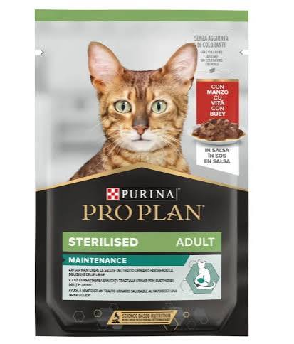 Proplan Cat Sterilised Beef 26X85G