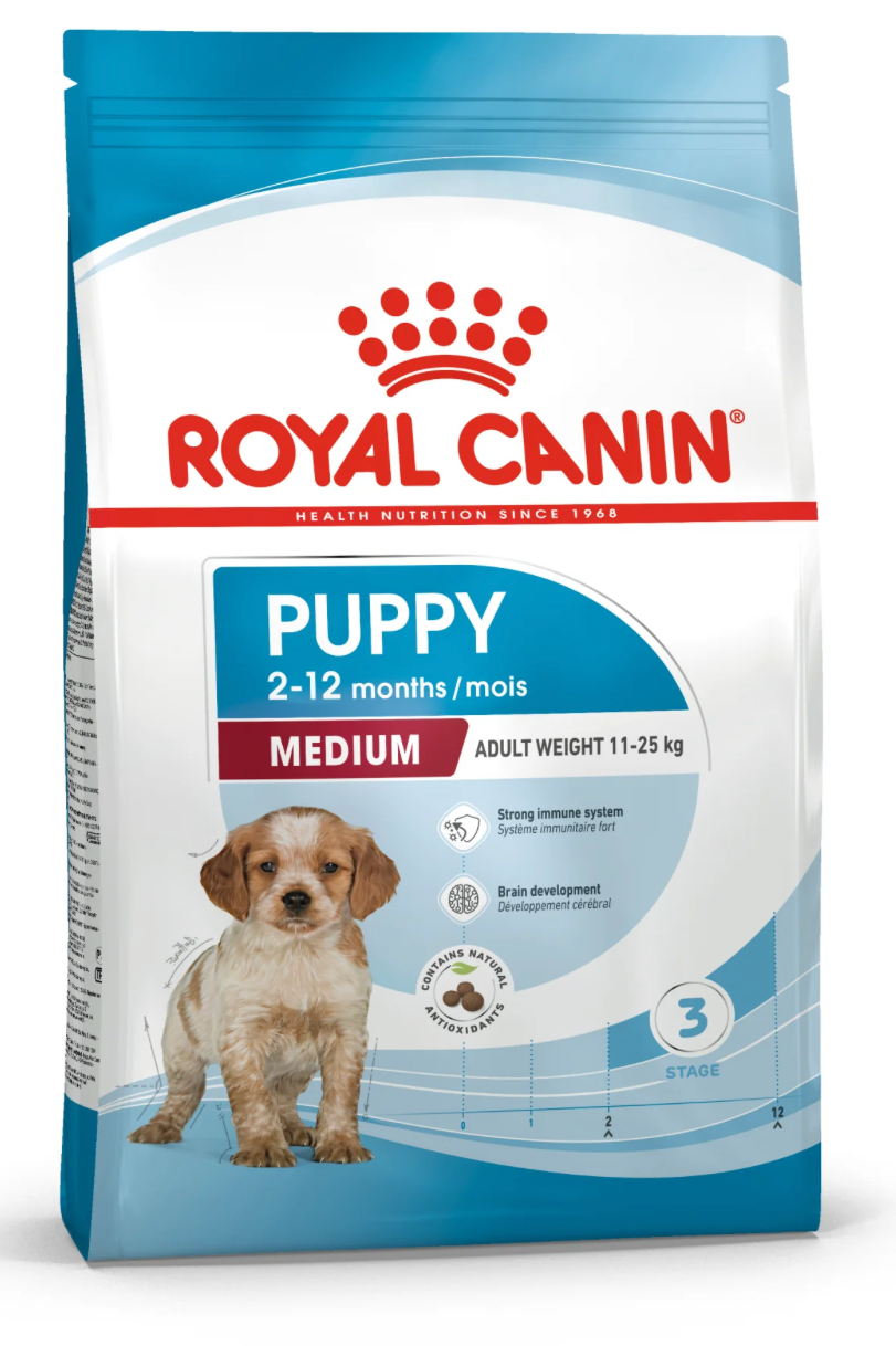 Royal Canin Dog Food Dry SHN MEDIUM PUPPY 10KG 10kg