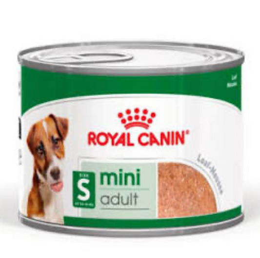 Royal Canin Dog Food Wet MINI ADULT CANS(12X195G)