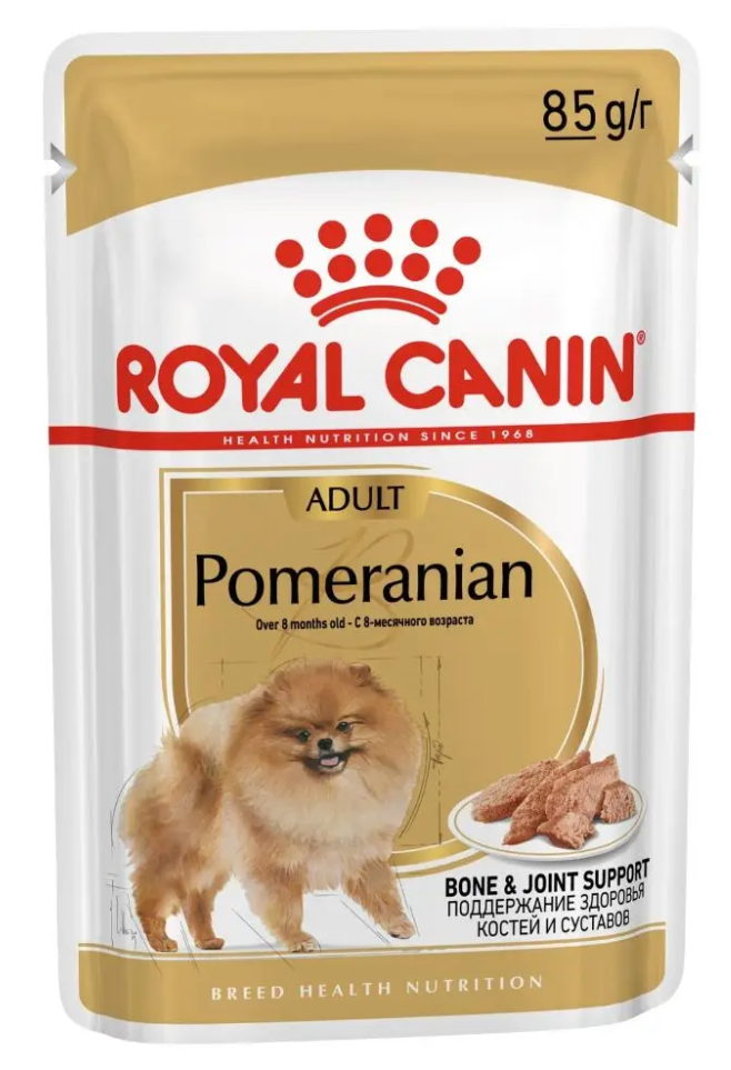 Royal Canin Dog Food Wet POMERANIAN LOAF 12X85G