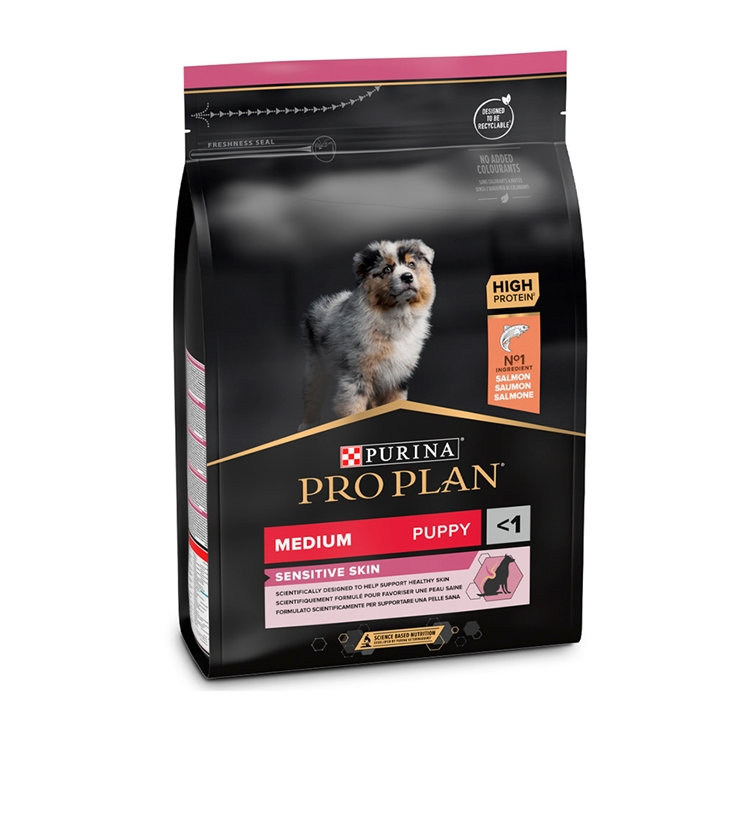 Proplan  - Food For Dog - Dry - Puppy Medium Sensitive  Salmon 3Kg