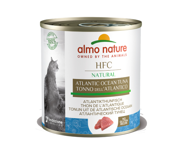 ALMO NATURE - Cat Wet Food HFC NAT. ATLANTIC TUNA 150GR