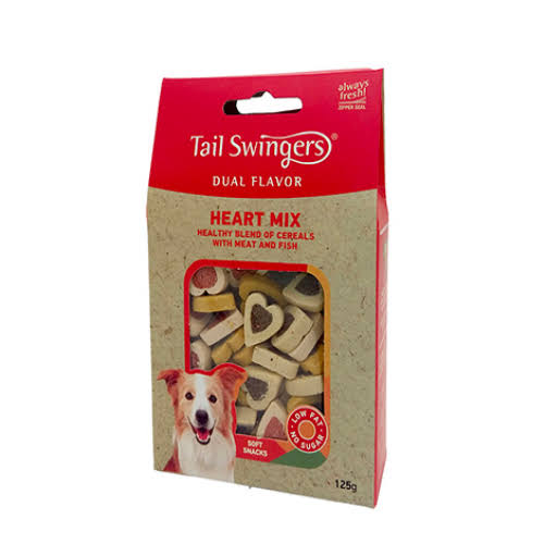 Tail Swingers - Soft Snacks - Dual Flavor Soft Snacks Dual Flavor Heart Mix Meat & Fish