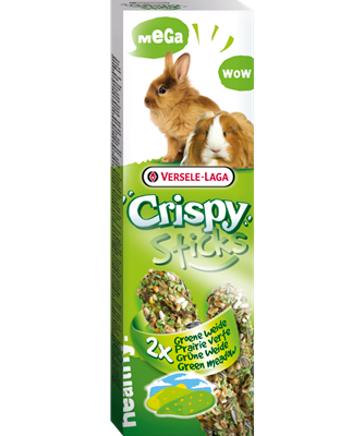 PROPET Versele-Laga Small Mammals Crispy Mega Sticks
Rabbits-Guinea Pigs
"Green Meadow" 2 Pieces 140gr
(Pack of 8)