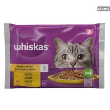 Whiskas Senior (7+) Chicken & Turkey in Jelly (4x85g)