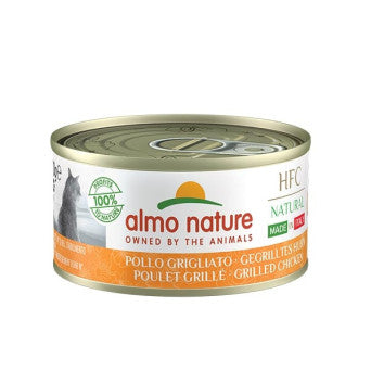 ALMO NATURE - Cat Wet Food HFC NAT. GRILLED CHICKEN 70GR