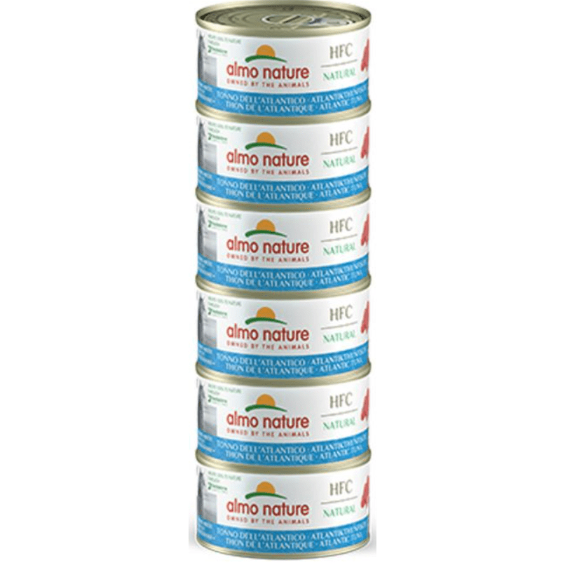 ALMO NATURE - Cat Wet Food HFC NATURAL MEGA ATLANTIC TUNA 6X70GR