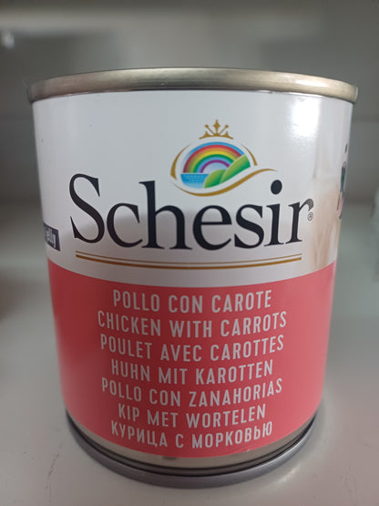 Schesir Dog Chicken with Carrots 285g