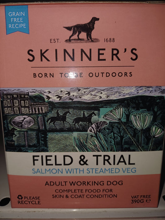 Skinner's Field & Trial Lachs mit gedünstetem Gemüse 390g