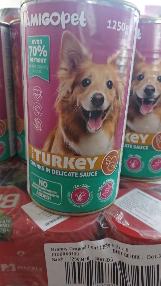 Amigo Dog Food Wet Tins 4 Flavors