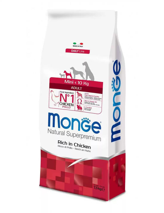 PROPET Monge Natural Superpremium Complete Food for Dogs Daily Line Mini Adult Chicken 7.5Kg