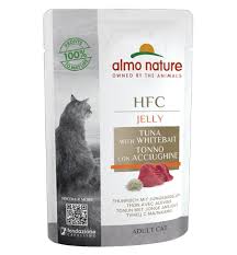 ALMO NATURE - Cat Wet Food HFC JELLY TUNA & WHITEBAIT 55GR