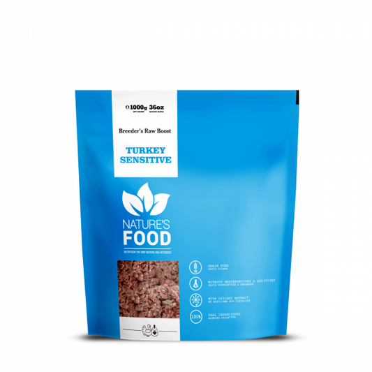 Nature's Food Turkey Sensitive Breeder's Raw Boost 1kg