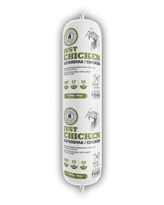 Nature's Food Just Chicken raw dog food